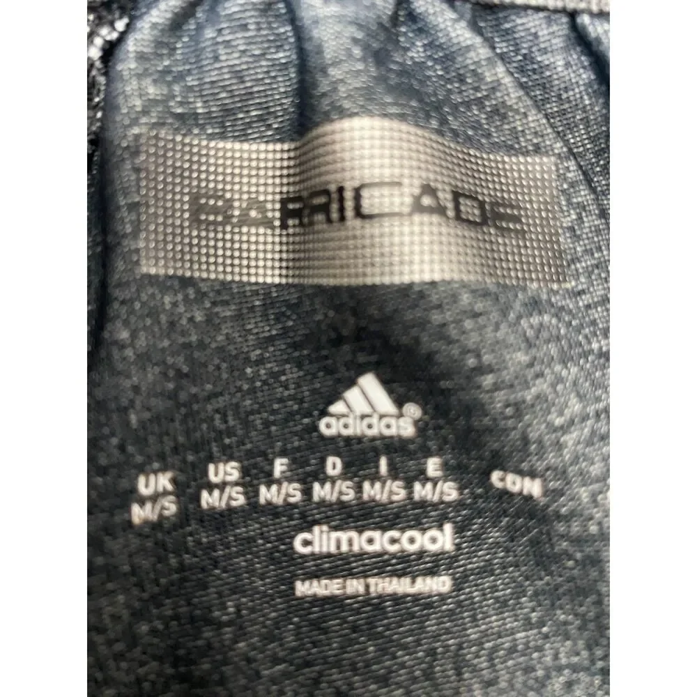 Adidas Barricade Climate Shorts Men Sz M Gray Athleisure Performance Sportwear